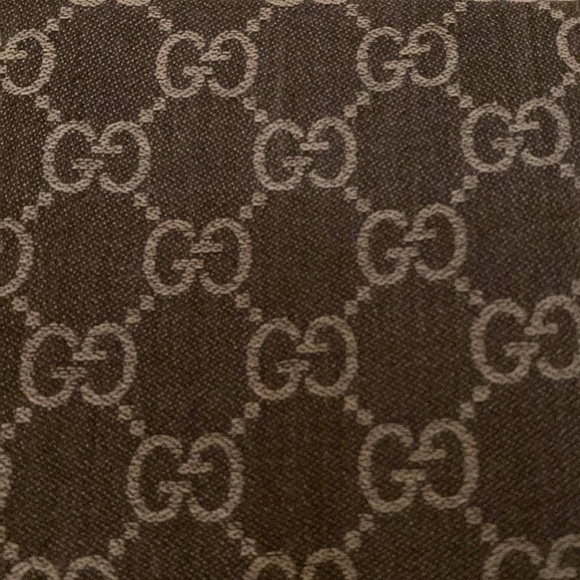 Gucci GG Jacquard Silk Wool Shawl - Picture 4 of 13